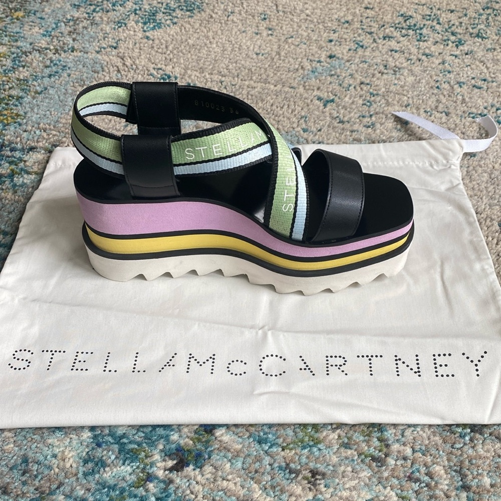 Gently used Stella McCartney high Sandals.
